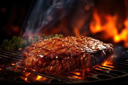 tasty looking brisket bbq from the smoker and well rested, Generative AIの素材