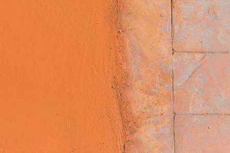 Texture of floor cement walkway design