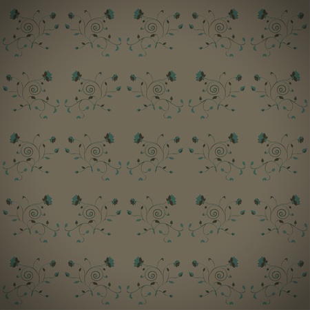 floral seamless background のイラスト素材