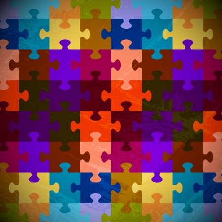 puzzle game color grunge background vectorのイラスト素材