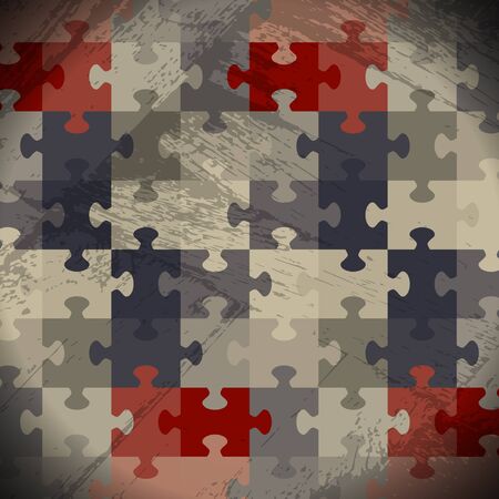 puzzle game grunge background vectorのイラスト素材