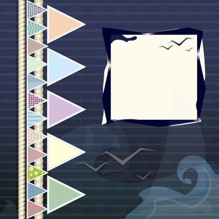 sea marine background water のイラスト素材