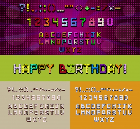 alphabet colorful abcのイラスト素材