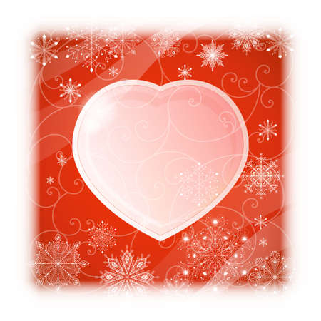 love heart Valentine s Day background vectorのイラスト素材