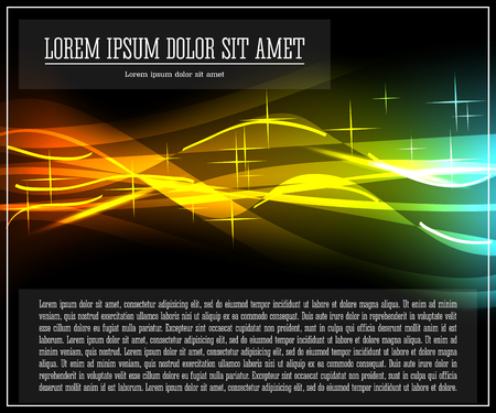 background neon abstract coverのイラスト素材