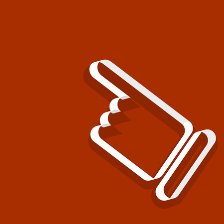 thumb hand sign or symbol rasterの写真素材