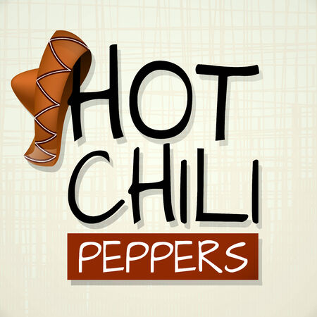 chili pepper background poster placardのイラスト素材