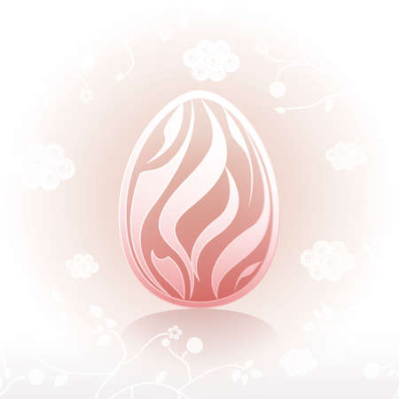 Easter egg ornate pattern design 08のイラスト素材