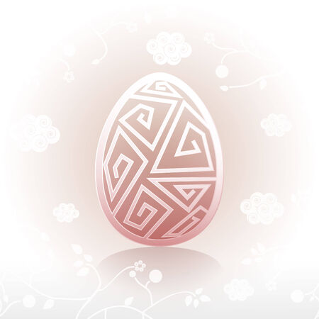 Easter egg ornate pattern design 06のイラスト素材
