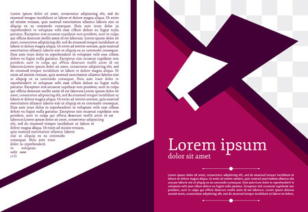 cover template front back page violet pinkのイラスト素材