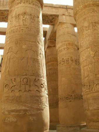 EGYPTE  KARNAK  ROOM HYPOSTYLEの写真素材