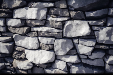 Background of stone wall texture. Abstract background of stone wall texture.の写真素材
