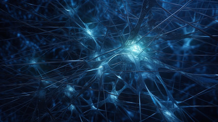 3d rendering of abstract technology digital hi-tech connection structure.の写真素材