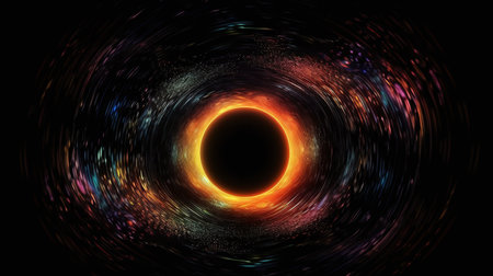 Fantastic abstract galaxy. Colorful spiral. 3D renderingの写真素材