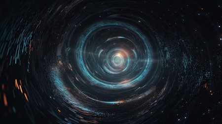 abstract background with a spiral in the center. 3d renderingの写真素材