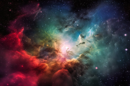 Planets, stars and galaxies in outer space showing the beauty of space exploration.の写真素材