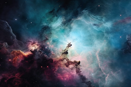 Planets, stars and galaxies in outer space showing the beauty of space exploration.の写真素材