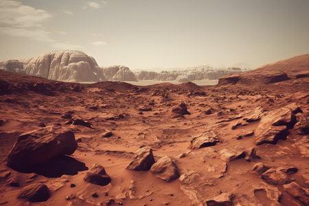 Wadi Rum desert, Jordan. Filtered image processed vintage effect.の写真素材
