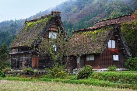 Traditional House in Shirakawago japanのeditorial素材