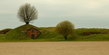 Travel-The entrance of the bastion at the Suomenlinna fortress, Helsinki,Finlandの写真素材