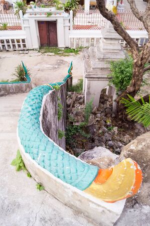 King of Nagas2 at a Thai Buddhist templeの写真素材