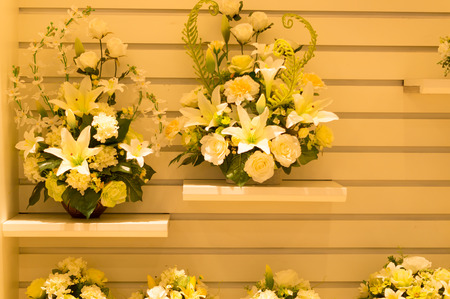 Artificial flower for interior decorationの写真素材