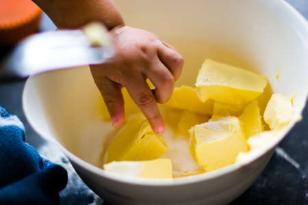 Children baking