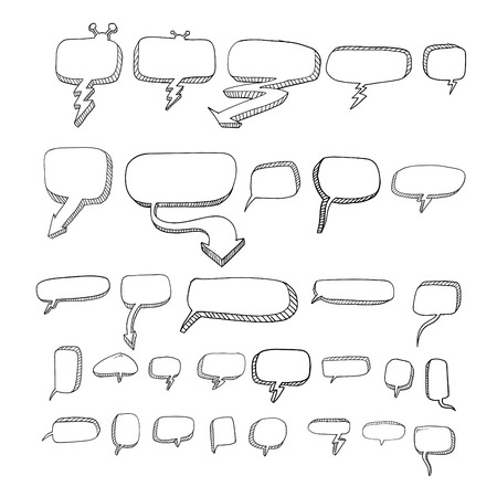 comic speech bubbleのイラスト素材