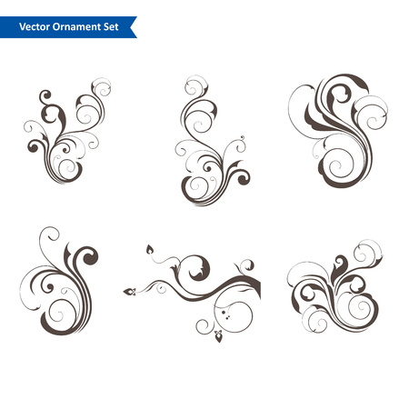 Floral design elementのイラスト素材