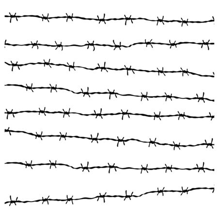 Wire Fence Vectorのイラスト素材