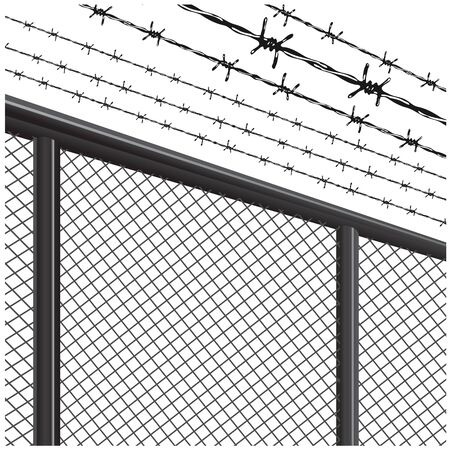 Fence vector illustrationのイラスト素材