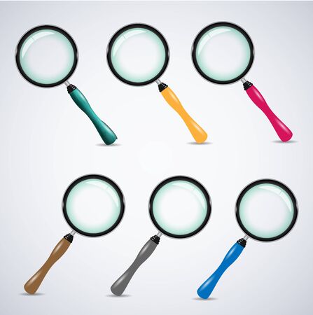 magnifying glassのイラスト素材