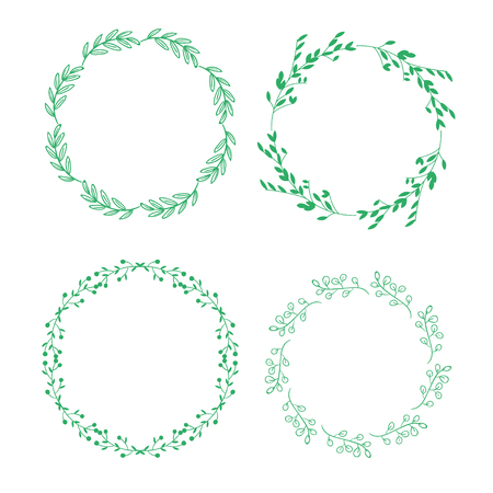 Vector floral setのイラスト素材