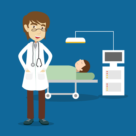 Doctor Vector Illustrationのイラスト素材