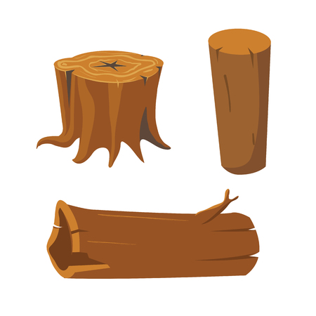 Cutting wood elementsのイラスト素材