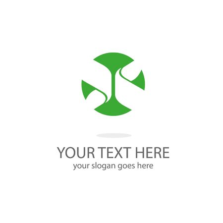 Green icon vector icon illustration on white background.のイラスト素材