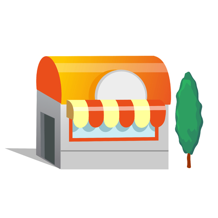 Store front Vector Iconのイラスト素材