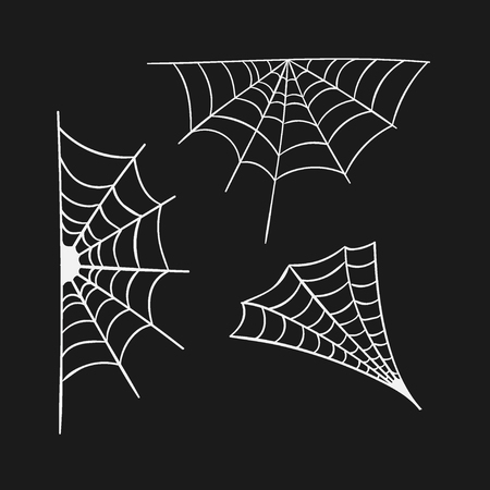 Spider Webs illustrationのイラスト素材