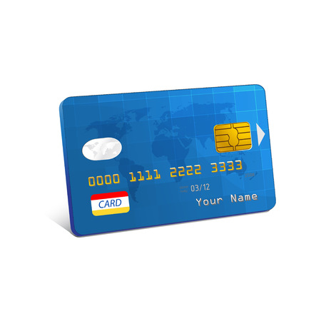 Credit card vector templateのイラスト素材