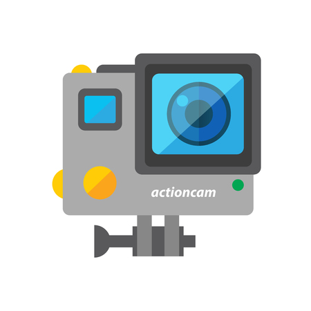 Action Cam Vector Objectのイラスト素材