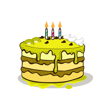 Birthday Cake Vectorのイラスト素材