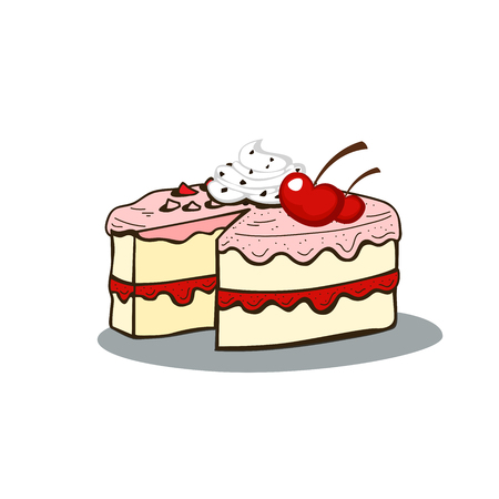 Birthday Cake Vectorのイラスト素材