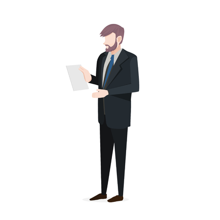 Business man Vector Illustrationのイラスト素材