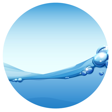 Water Wave Vectorのイラスト素材