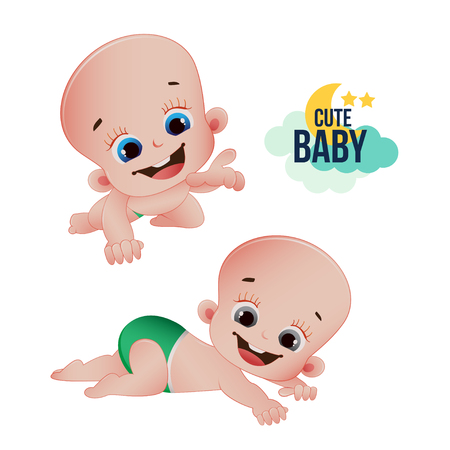 Adorable Happy Baby Vectorのイラスト素材 ストックフォト 写真素材のstock Foto ストックドットフォト