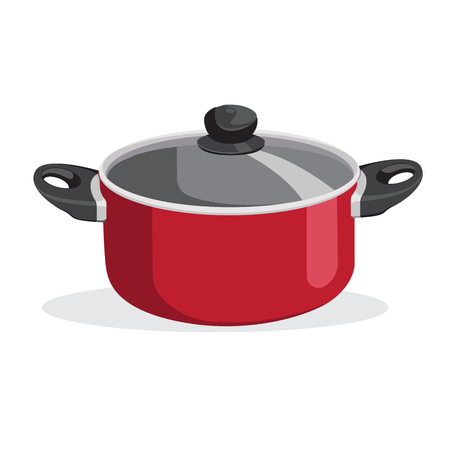 Pan vector kitchenware or cookware vectorのイラスト素材