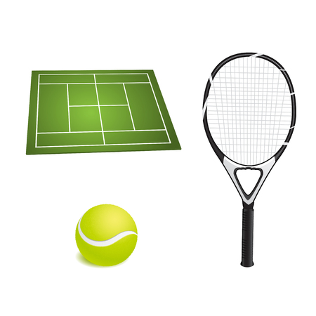 Tennis Vector Illustrationのイラスト素材
