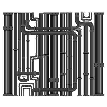 Pipeline design background patternのイラスト素材
