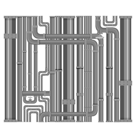 Pipeline design background patternのイラスト素材