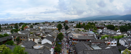 Panorama Dali Old Cityのeditorial素材